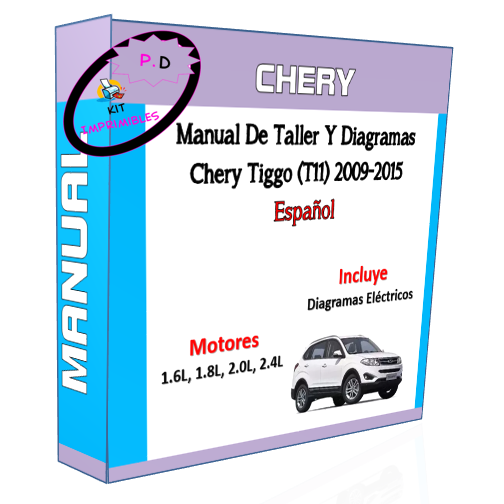 Workshop Manual And Diagrams Chery Tiggo (T11) 2009-2015 Spanish