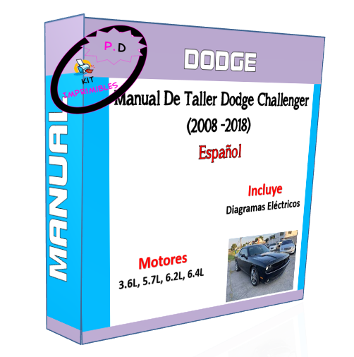 Dodge Challenger Workshop Manual (2008-2018) Spanish