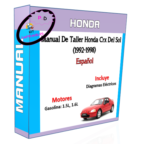 Honda Crx Del Sol Workshop Manual (1992-1998) Spanish