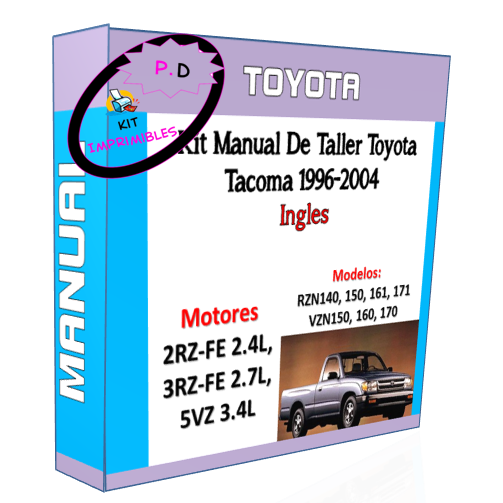 Toyota Tacoma Workshop Manual 1996-2004
