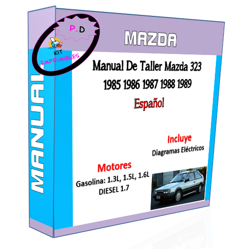 Mazda 323 Workshop Manual 1985 1986 1987 1988 1989 Spanish