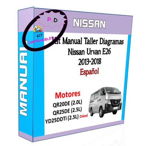 Manual Taller Y Diagramas Nissan Urvan E26 2013-2018 Español