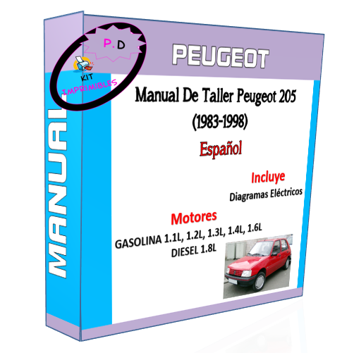 Peugeot 205 Workshop Manual (1983-1998) Spanish