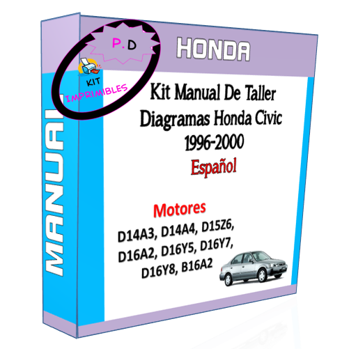 Workshop Manual And Diagrams Honda Civic 1996-2000 Spanish