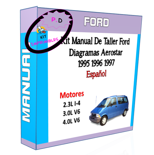 Workshop Manual Diagrams Ford Aerostar 1995 1996 1997 Spanish