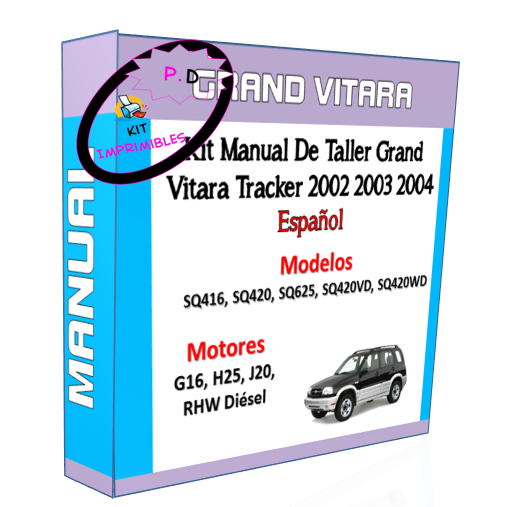 Grand Vitara Tracker 2002 2003 2004 Workshop Manual English
