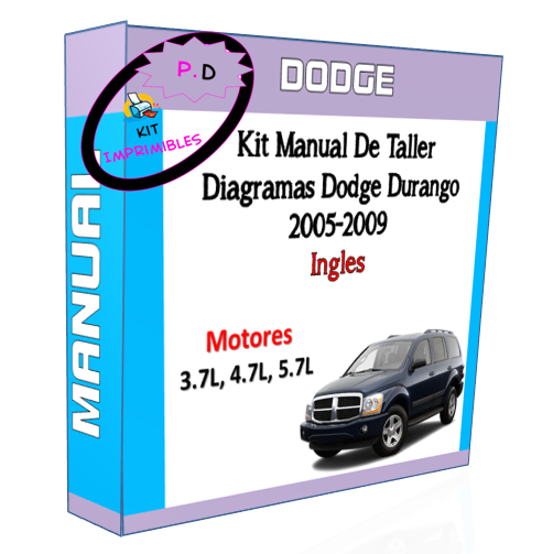 Workshop Manual And Diagrams Dodge Durango 2005-2009 English