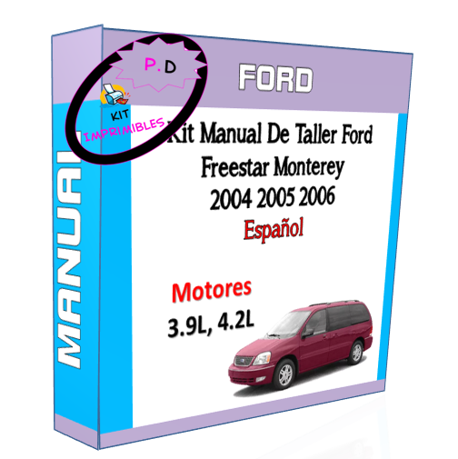 Workshop Manual Ford Freestar Monterey 2004 2005 2006 Spanish
