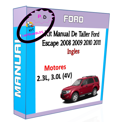 Manual De Taller Ford Escape 2008 2009 2010 2011 Ingles