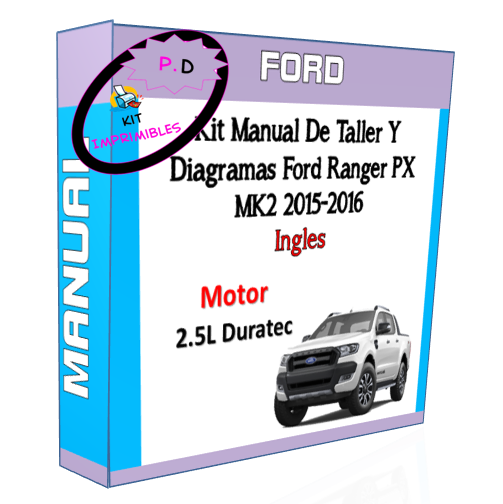 Workshop Manual And Diagrams Ford Ranger Px Mk2 2015-2018