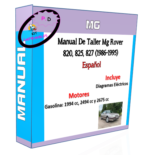 Mg Rover 820, 825, 827 (1986-1995) Workshop Manual English