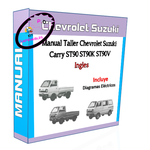 Workshop Manual Chevrolet Suzuki Carry ST90 ST90K ST90V inlges