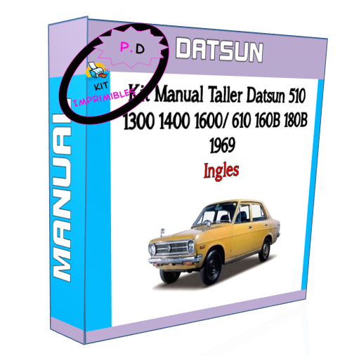 Workshop Manual Datsun 510 1300 1400 1600 / 610 160b 180b 1969