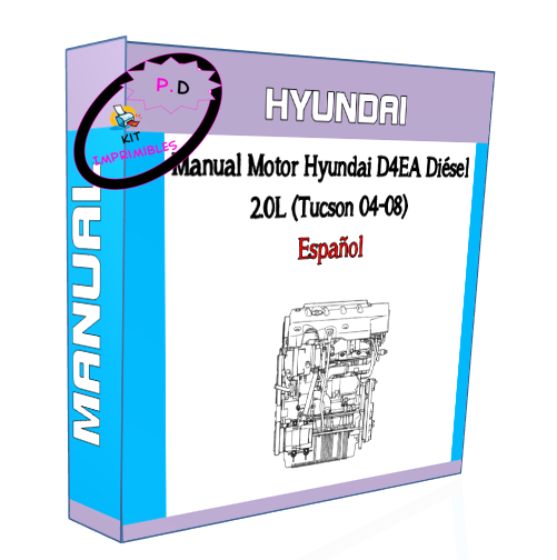 Manual Motor Hyundai D4EA Diésel 2.0L (Tucson 04-08) Español