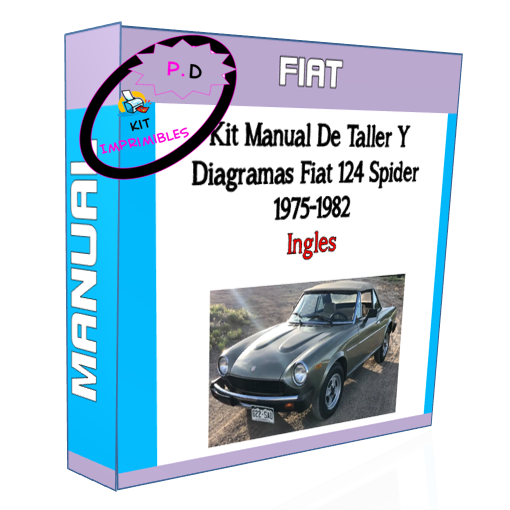 Workshop Manual And Diagrams Fiat 124 Spider 1975-1982