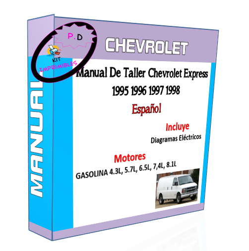 Chevrolet Express Workshop Manual 1995 1996 1997 1998 Esp.