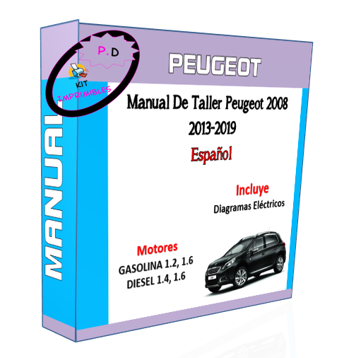 Peugeot 2008 (2013-2019) Workshop Manual In Spanish