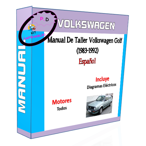 Volkswagen Golf Workshop Manual (1983-1992) In Spanish