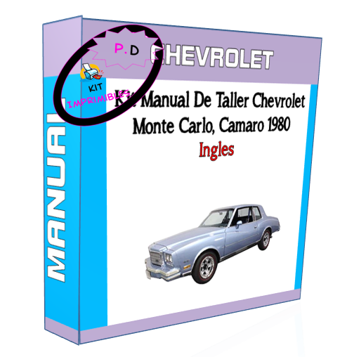 Chevrolet Monte Carlo, Camaro 1980 Workshop Manual