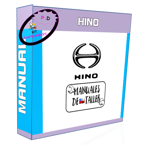 Manual de reparación y servicio de taller de camiones Hino serie 238, 258LP, 268, 338 2015 en formato PDF
