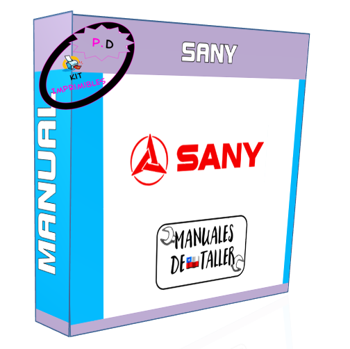 Manual de servicio de reparación de excavadora hidráulica Sany SY75C