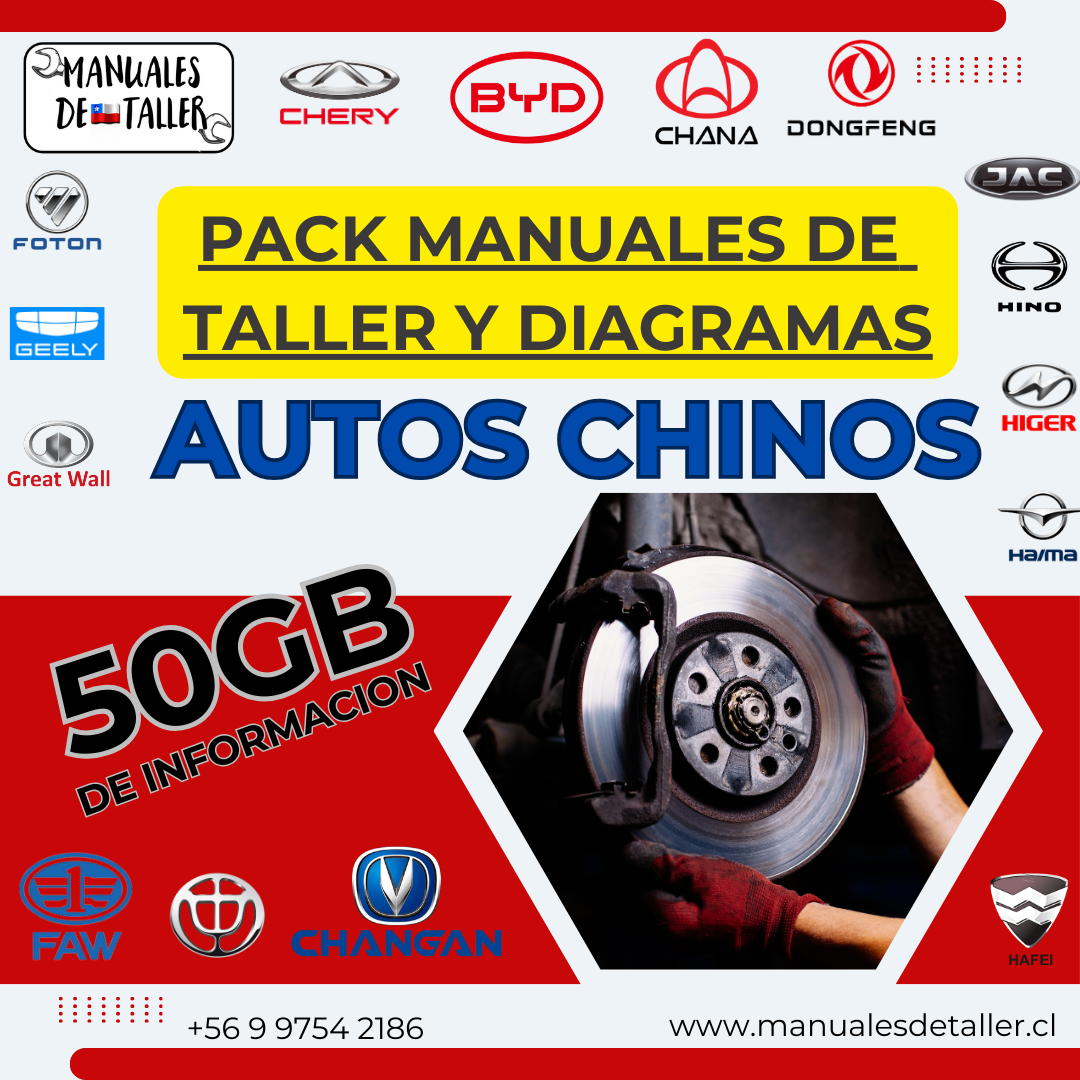 Workshop Manuals and Diagrams for Chinese Cars (50 GB Pack)