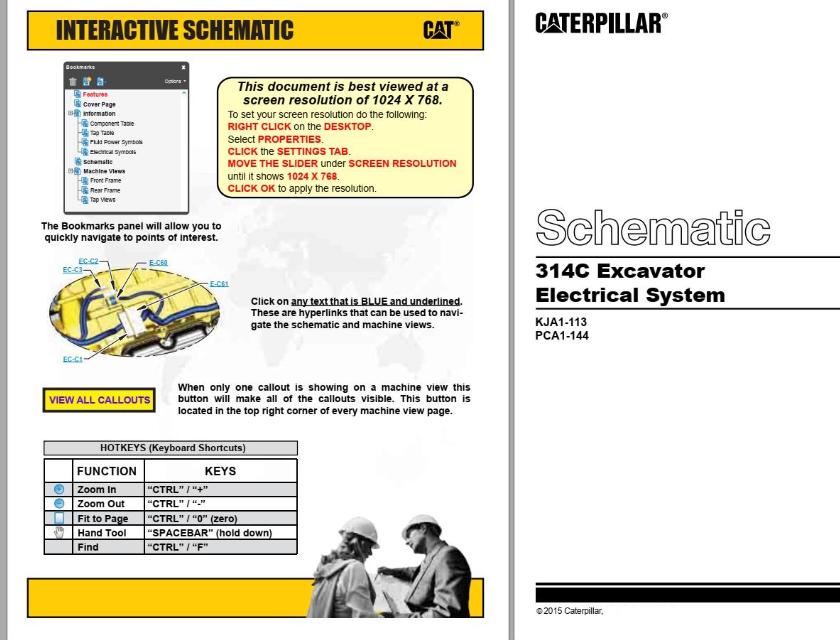 Sistema eléctrico CAT 314C 204-1879