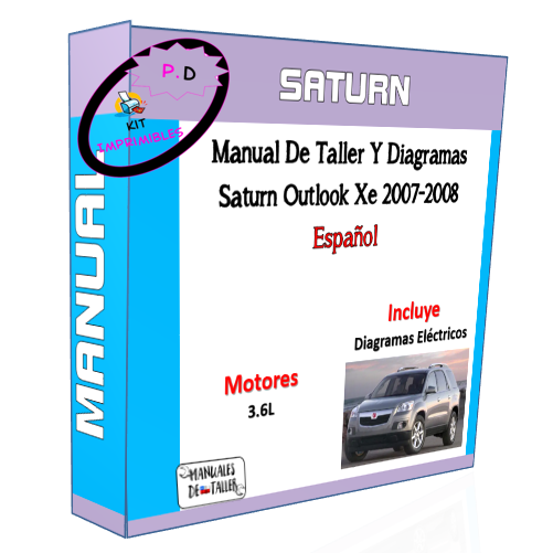 Manual De Taller Y Diagramas Saturn Outlook Xe 2007-2008 En Español