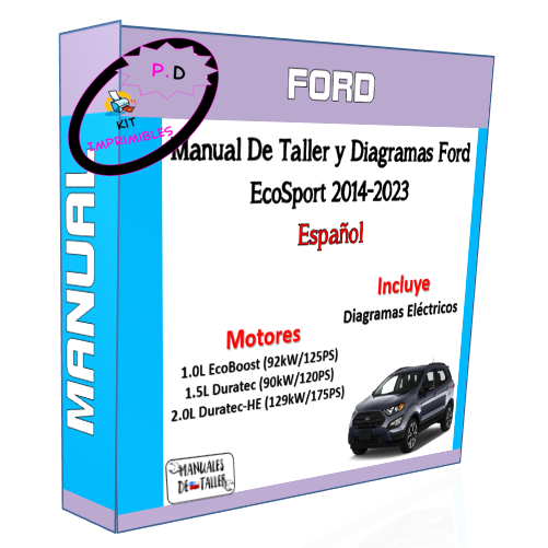 Manual De Taller y Diagramas Ford EcoSport 2014-2023 (ESPAÑOL)