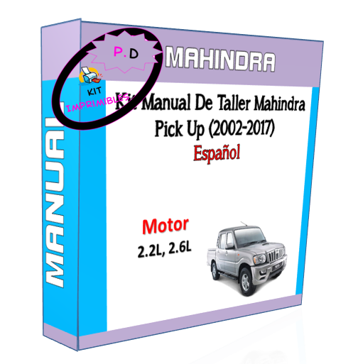 Manual De Taller Mahindra Pick Up (2002-2017) En Español