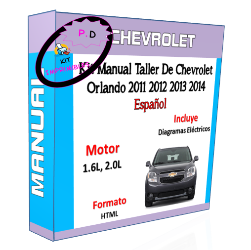 Workshop Manual Chevrolet Orlando 2011 2012 2013 2014 Spanish