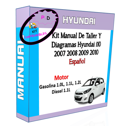 Manual De Taller Y Diagramas Hyundai i10 2007 2008 2009 2010