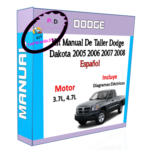 Manual De Taller Dodge Dakota 2005 2006 2007 2008 Español