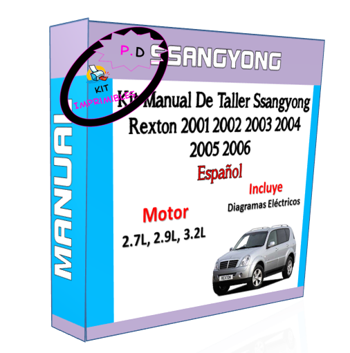 Workshop Manual Ssangyong Rexton 2001 2002 2003 2004 2005 2006