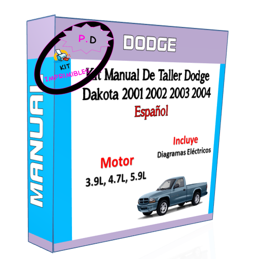 Manual De Taller Dodge Dakota 2001 2002 2003 2004 Español