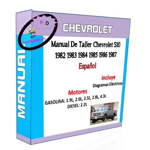 Manual De Taller Chevrolet S10 1982 1983 1984 1985 1986 1987