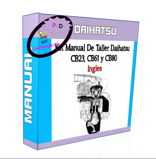 Manual De Taller Daihatsu Cb23, Cb61 Y Cb80 Ingles