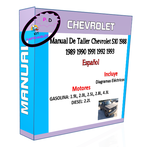 Manual De Taller Chevrolet S10 1988 1989 1990 1991 1992 1993