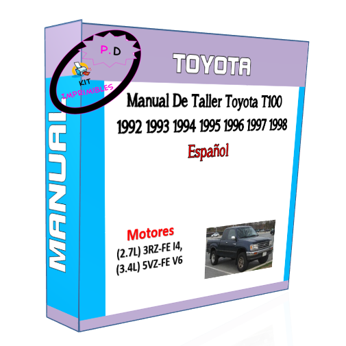 Manual Taller Toyota T100 1992 1993 1994 1995 1996 1997 1998
