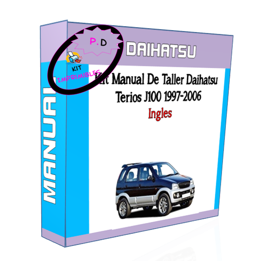 Manual De Taller Daihatsu Terios J100 1997-2006 Ingles