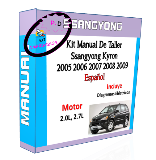 Manual De Taller Ssangyong Kyron 2005 2006 2007 2008 2009