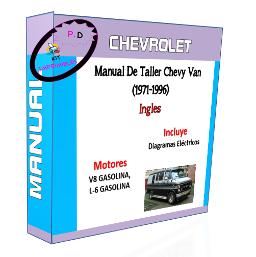 Manual De Taller Chevy Van / Sportvan (1971-1996) Ingles