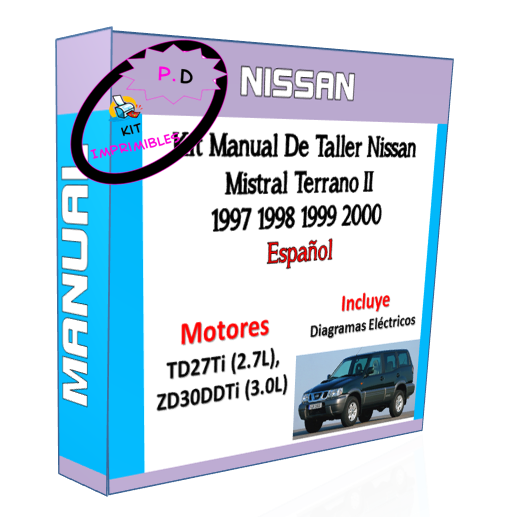 Manual Taller Nissan Mistral Terrano II 1997 1998 1999 2000