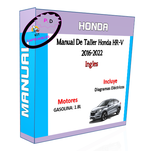 Manual De Taller Honda HR-V 2016-2022 Ingles