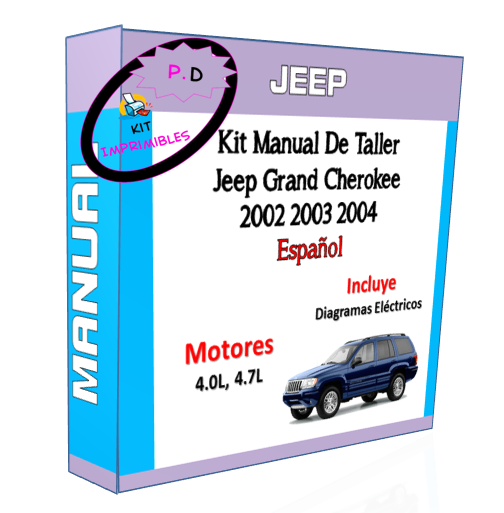 Manual De Taller Jeep Grand Cherokee 2002 2003 2004 Español