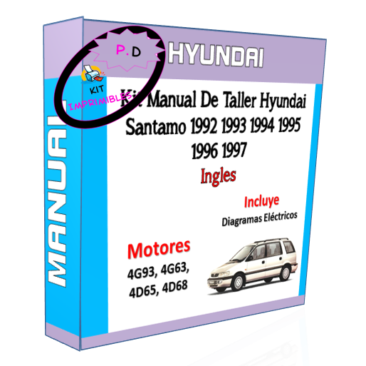 Manual Taller Hyundai Santamo 1992 1993 1994 1995 1996 1997