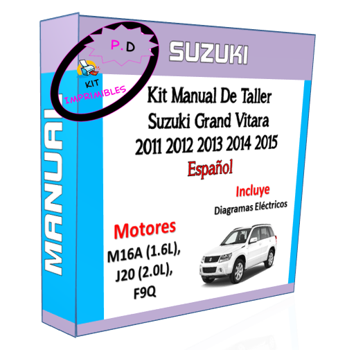 Workshop Manual Suzuki Grand Vitara 2011 2012 2013 2014 2015