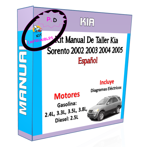 Manual De Taller Kia Sorento 2002 2003 2004 2005 Español