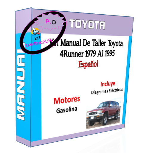 Manual De Taller Toyota 4runner 1979 Al 1995 En Español