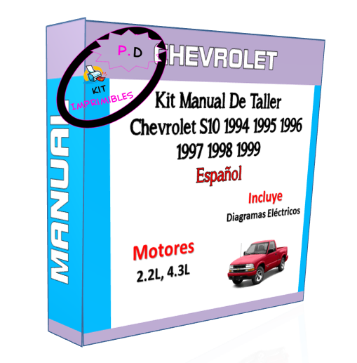 Manual De Taller Chevrolet S10 1994 1995 1996 1997 1998 1999